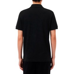 Lacoste Polo De Piqué De Corte Ajustado Negro Noir Hombre