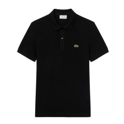 Lacoste Polo De Piqué De Corte Ajustado Negro Noir Hombre