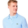 Lacoste Polo De Piqué De Corte Ajustado Azul Blue Clair Hombre