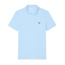Lacoste Polo De Piqué De Corte Ajustado Azul Blue Clair Hombre