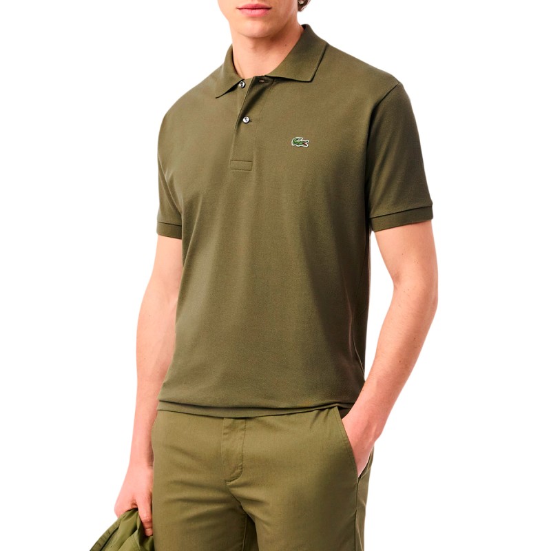 Lacoste Polo  L.12.12 LIGHT Classic Fit Verde Kaki Vert Kaki Hombre