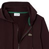 Lacoste Sudadera De Felpa Con Cremallera Marón Hombre
