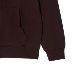 Lacoste Sudadera De Felpa Con Cremallera Marón Hombre
