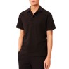 Lacoste Polo Texturizado De Corte Clásico Marrón Hombre