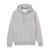 Lacoste Sudadera Con Capucha De Felpa De Algodón Gris Chiné Hombre