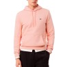 Lacoste Sudadera Con Capucha De Felpa De Algodón Rosa Rose Hombre