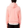 Lacoste Sudadera Con Capucha De Felpa De Algodón Rosa Rose Hombre