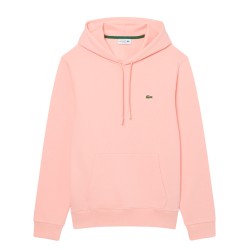 Lacoste Sudadera Con Capucha De Felpa De Algodón Rosa Rose Hombre