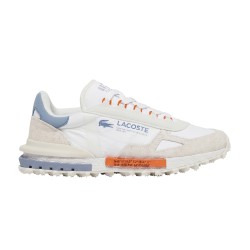 Lacoste Zapatilla Elite Active Blanca/Azul Wht/Lt Blu Hombre