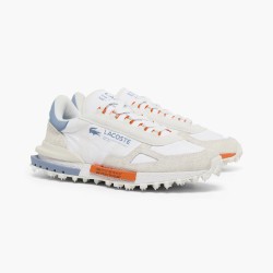 Lacoste Zapatilla Elite Active Blanca/Azul Wht/Lt Blu Hombre