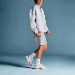 Lacoste Zapatilla Elite Active Blanca/Azul Wht/Lt Blu Hombre