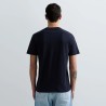 Replay Camiseta Logotipo Estampado Azul Marino Navy Hombre