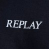 Replay Camiseta Logotipo Estampado Azul Marino Navy Hombre