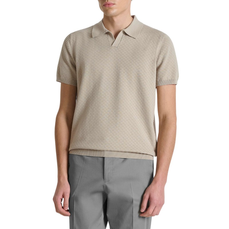 Antony Morato Polo Regular Fit Beige Safari Hombre