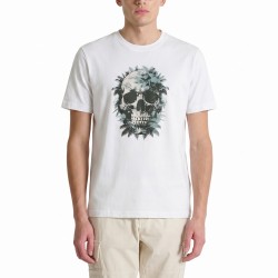 Antony Morato Camiseta Calavera Blanca Hombre