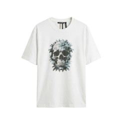 Antony Morato Camiseta Calavera Blanca Hombre