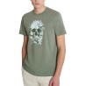 Antony Morato Camiseta Calavera Verde Agave Hombre
