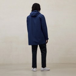 Ecoalf Chaqueta Impermeable Bald Azul Marino Ink Blue Hombre