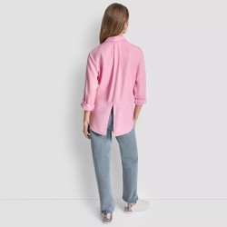 DKNY Camisa The Live-In Shirt Rosa Pink Lavender Mujer