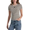 DKNY Camiseta Jeans Negro Blanco Black Mujer