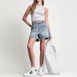 DKNY Camiseta Dome Stunds Tank Blanco White Mujer