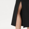 DKNY Vestido Domestud Maxi Negro Black Mujer