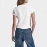 DKNY Camiseta Blanco White Silver Mujer