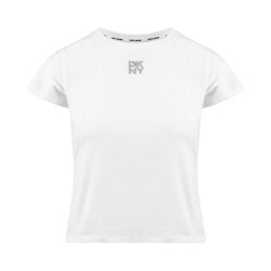 DKNY Camiseta Blanco White Silver Mujer