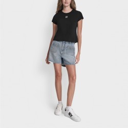 DKNY Camiseta Negro Black Mujer