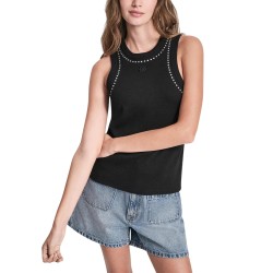 DKNY Camiseta Dome Stunds Tank Negro Black Mujer