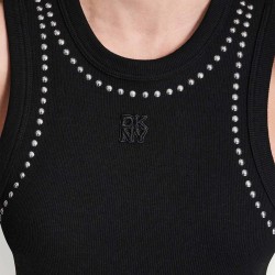 DKNY Camiseta Dome Stunds Tank Negro Black Mujer