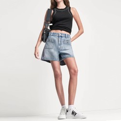 DKNY Camiseta Dome Stunds Tank Negro Black Mujer