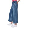 DKNY Pantalón Vaquero Jean De Tiro Alto y Pierna Ancha Azul Baxter Mujer