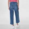 DKNY Pantalón Vaquero Jean De Tiro Alto y Pierna Ancha Azul Baxter Mujer