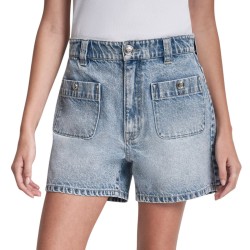 DKNY Pantalón Corto Blue Denim Shorts Azul Mujer