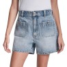 DKNY Pantalón Corto Blue Denim Shorts Azul Mujer