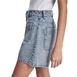 DKNY Pantalón Corto Blue Denim Shorts Azul Mujer