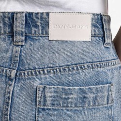 DKNY Pantalón Corto Blue Denim Shorts Azul Mujer