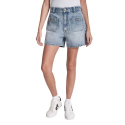 DKNY Pantalón Corto Blue Denim Shorts Azul Mujer