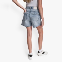 DKNY Pantalón Corto Blue Denim Shorts Azul Mujer