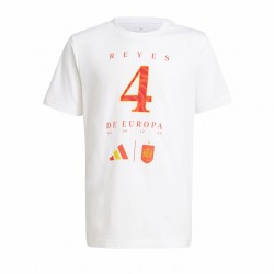 ADIDAS Camiseta España Winner Eurocopa 2024 Blanco White Niño