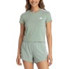 ADIDAS Camiseta Hyperglam 3-Stripes Verde Mujer