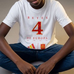 ADIDAS Camiseta España Winner Eurocopa 2024 Blanco White Niño
