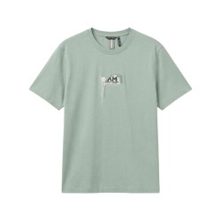 Antony Morato Camiseta Con Estampado Y Logotipo Verde Aquamarine Hombre