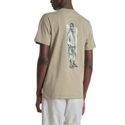 Antony Morato Camiseta Con Estampado Y Logotipo Beige Safari Hombre