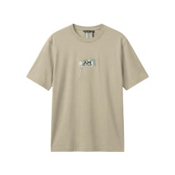 Antony Morato Camiseta Con Estampado Y Logotipo Beige Safari Hombre