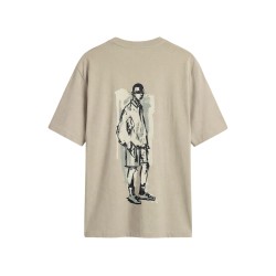 Antony Morato Camiseta Con Estampado Y Logotipo Beige Safari Hombre
