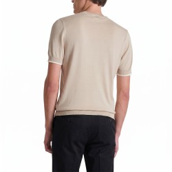 Antony Morato Jersey Cuello Redondo Regular Fit Beige Safari Hombre
