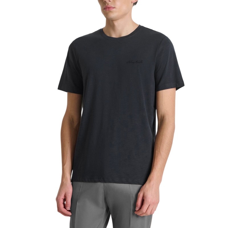 Antony Morato Camiseta Regular Fit Cotton Azul Marino Soft Blue Hombre