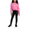ADIDAS Chándal Everyday Glam Set Rosa Negro Pink Fusion Niño